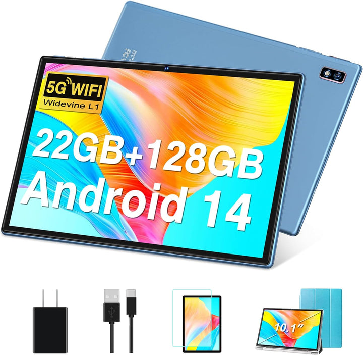 DEERTiME Tablet Android 14 Tablets 10.1 pulgadas con 22GB RAM 128GB...