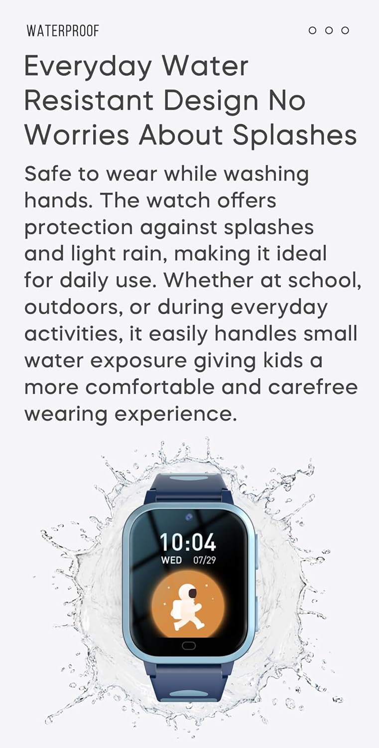 Reloj inteligente con GPS 4G para niños, línea de WhatsApp, videollamada y texto, chat de voz, mensaje de alarma SOS, antipérdida, rastreador en tiempo real, podómetro, cámara de modo silencioso, cámara TikTok Facebook, versión global de 3 a 15 años