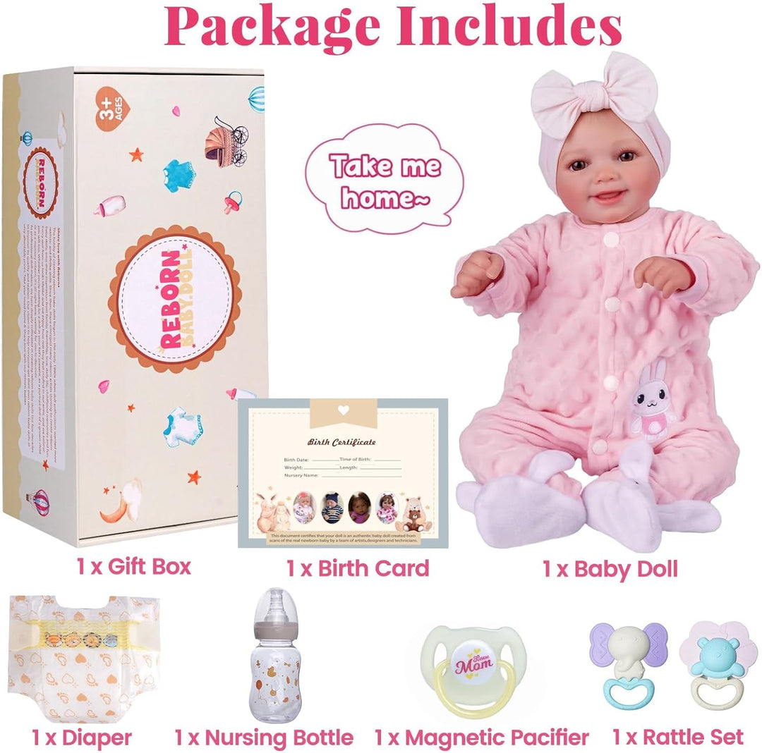 BABESIDE Muñecas de bebé Reborn Sunny - Muñeca de bebé realista de...