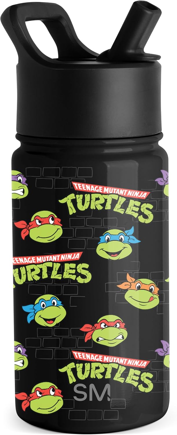 Simple Modern TMNT Kids Water Bottle & Toddler Cup | 14oz
