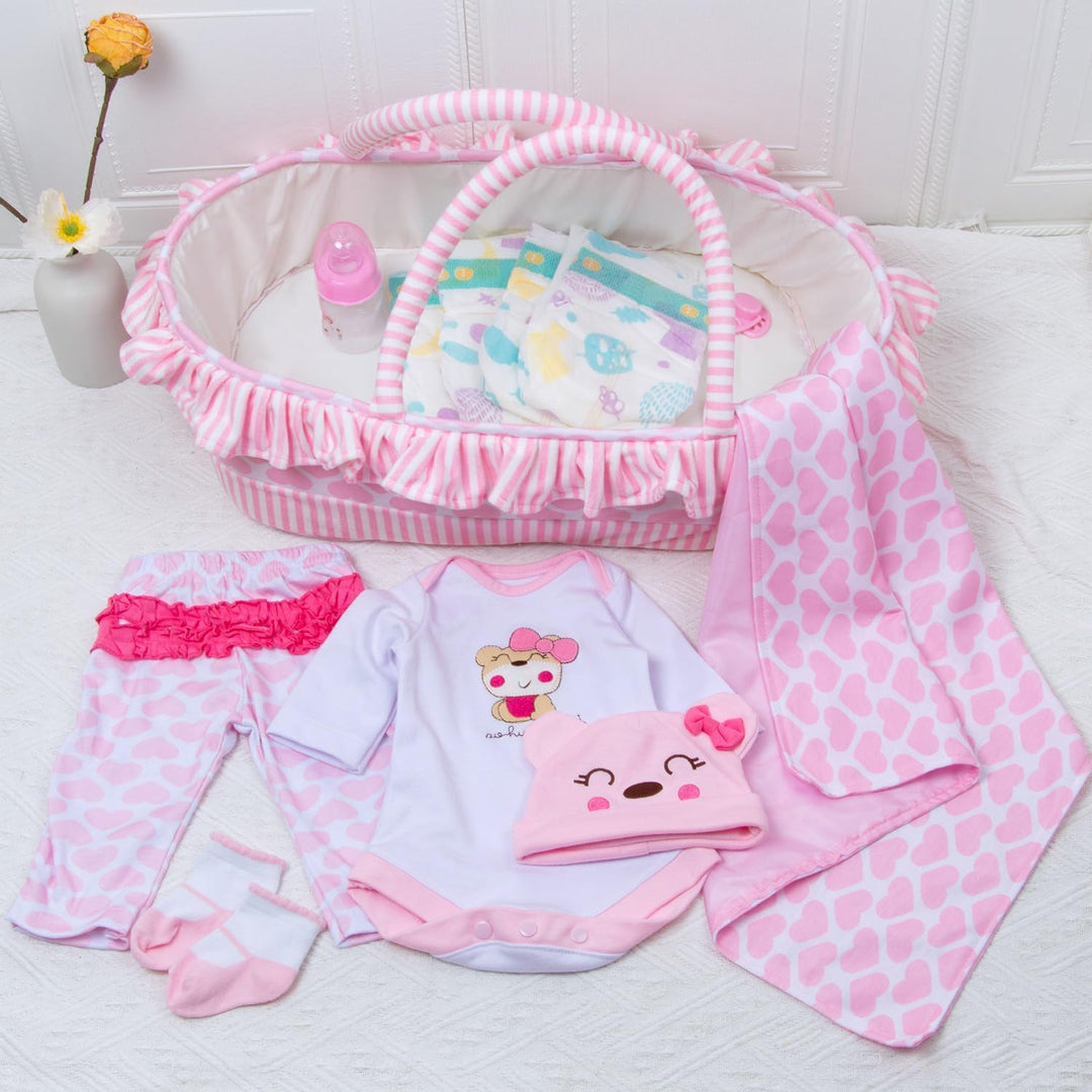 PEDOLLTREE Reborn - Ropa para muñecas bebé, conjunto de accesorios...