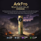 OLIGHT ArkPro EDC Linterna Plana Recargable, Luz de Bolsillo,WastelandRelic