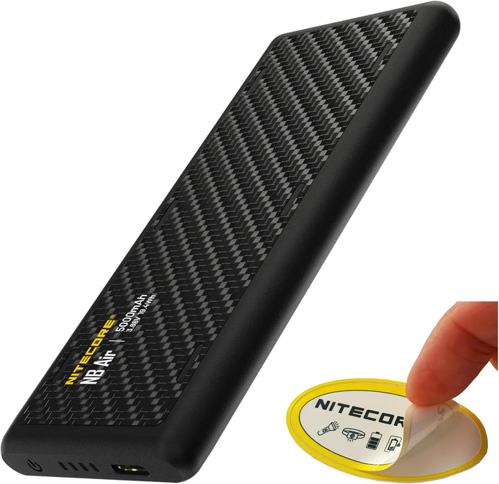 Nitecore NB Air - Banco de energía ultra ligero y delgado de 5000 m...