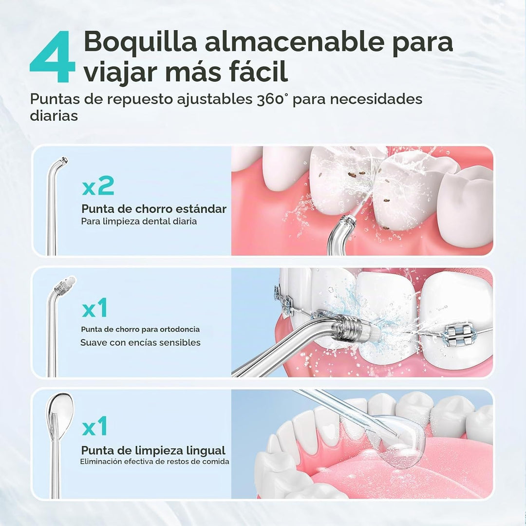 COSLUS Mini irrigador de agua para viajes: diseño compacto portátil...