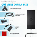 WD22TB4 Dell Thunderbolt 4 Dock, estación de acoplamiento de 40 Gbps USB-C