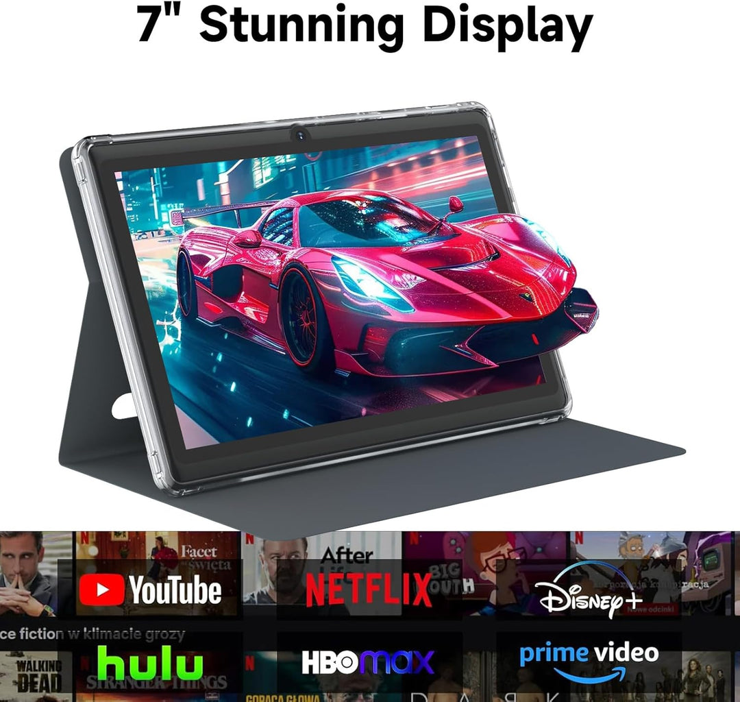 HOTTABLET Tablet Android 14.0 de 7 pulgadas con funda protectora, 8...