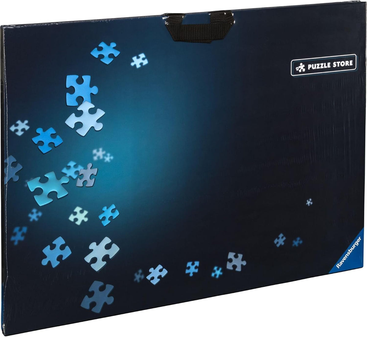 Ravensburger Sistema de almacenamiento Puzzle-Store 17962 - Ideal para rompecabezas de hasta 1000 piezas | 28 x 20 pulgadas | Cierre seguro a presión | Prácticas asas de transporte