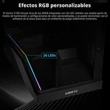 Lian Li V100 ATX - Gabinete para PC semitorre, tira LED RGB, diseño...