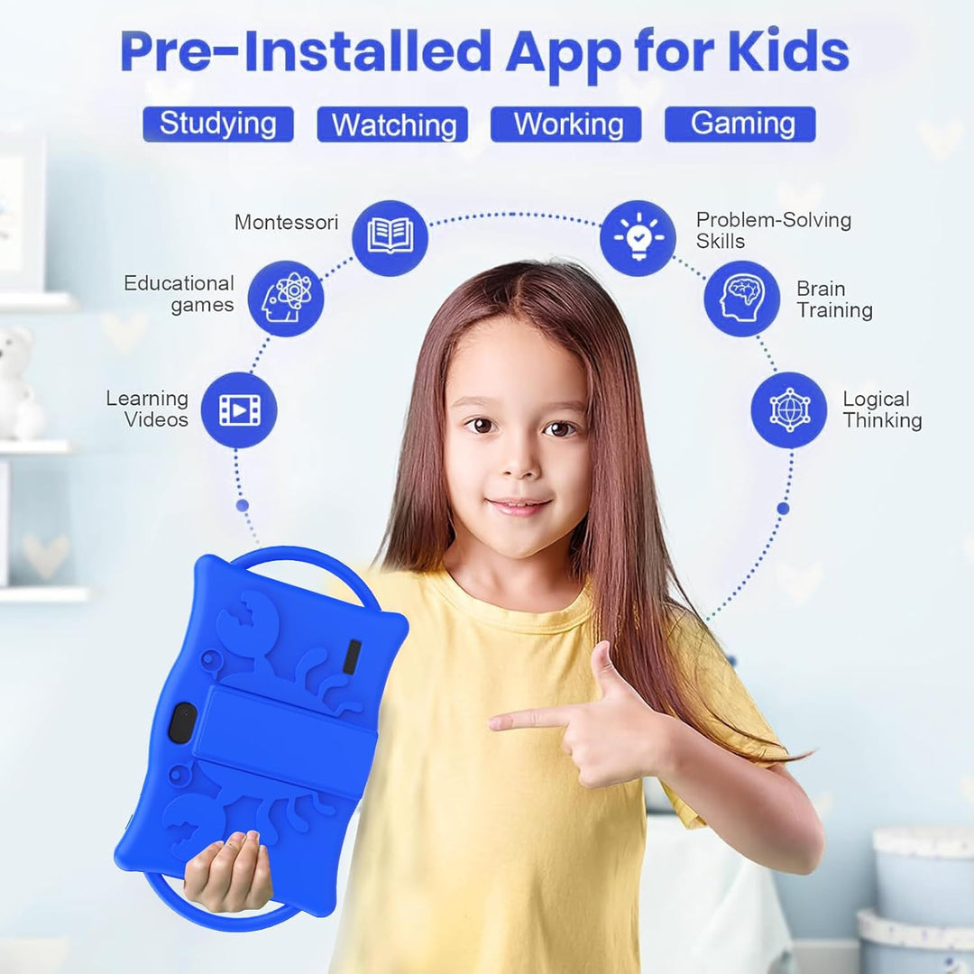 BYANDBY Tableta para Niños, Tableta Android 14 de 7 Pulgadas para N...