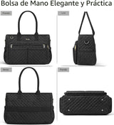 Bagstellar Bolsa de mano para profesora para mujer, bolsa de trabaj...