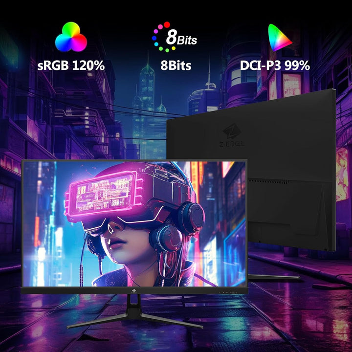 Monitor para juegos Z-Edge de 27 pulgadas, FHD 1080P 240Hz, monitor...