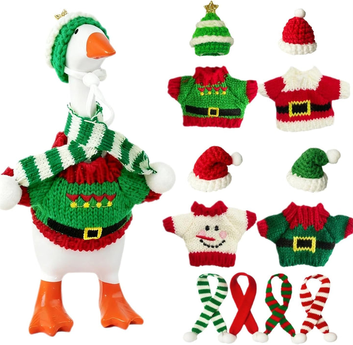 Conjuntos de ganso de 7 pulgadas mini escritorio Navidad