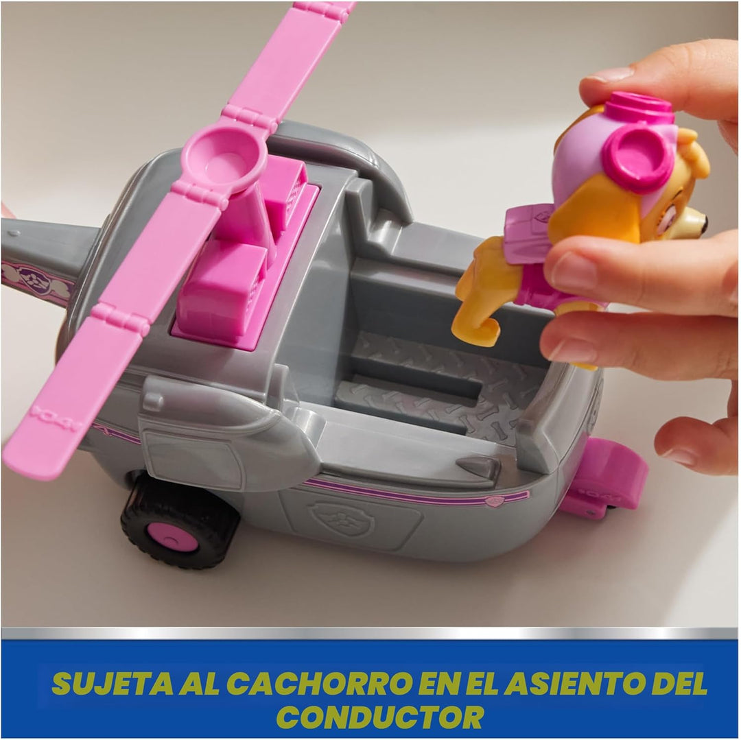 PAW Patrol, Helicóptero de Skye, vehículo de juguete con figura de...