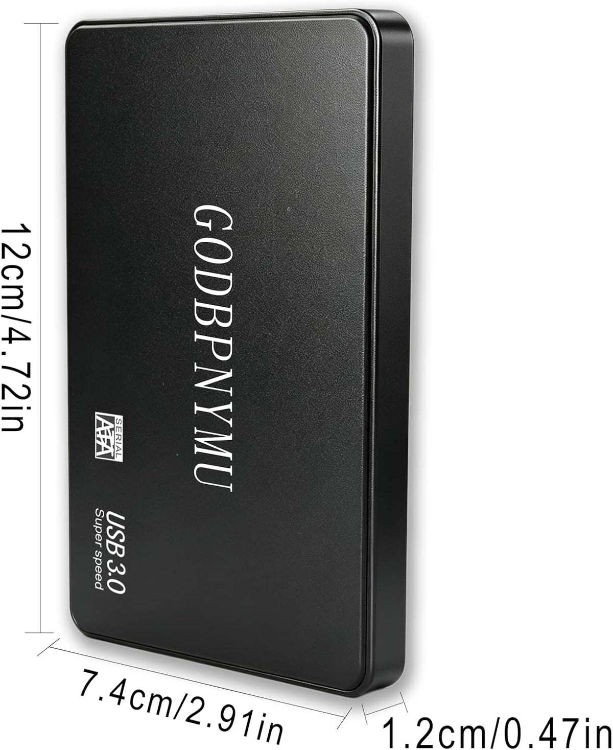 GODBPNYMU Disco duro externo 1 TB HDD USB 3.0 Almacenamiento portát...