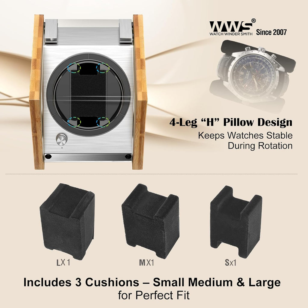 Bamboo Solo/Doble Rotor de Relojes para Relojes Automáticos