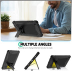 Funda a prueba de golpes para Samsung Galaxy Tab A11 Plus de 11 pulgadas 2026 con soporte integrado, 3 capas de protección resistente para Tab A9+ 10.9 2023, color negro