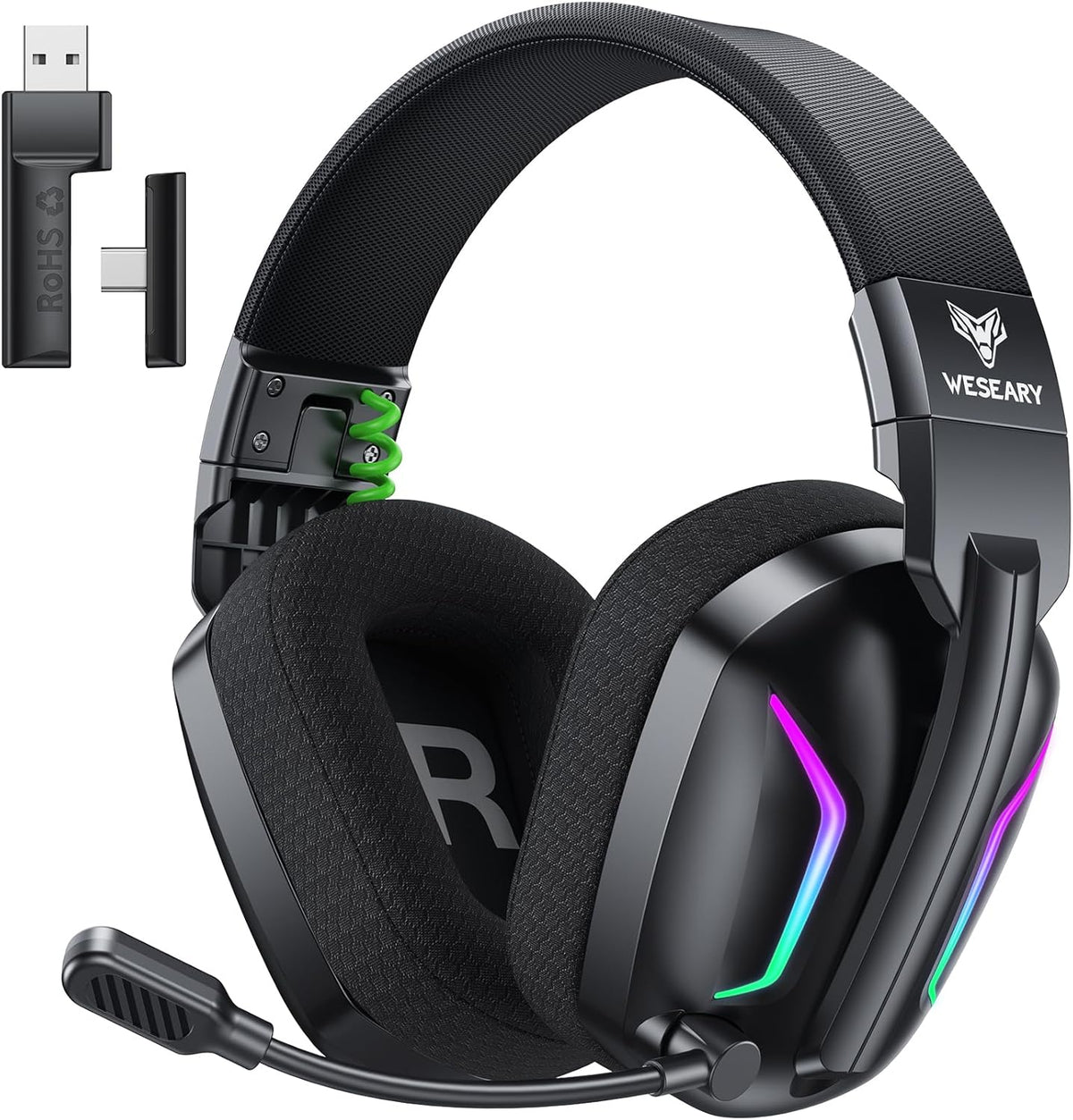 WESEARY Auriculares inalámbricos para juegos para PS5, PS4, PC, Switch | 20