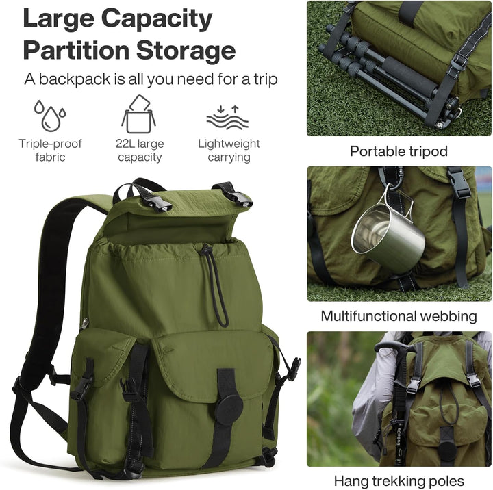 mixi Mochila de Viaje Equipaje de Mano Mochila para Portátil Aproba...