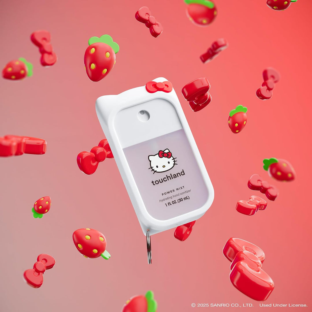 Touchland x Hello Kitty Spray desinfectante de manos + juego de est...