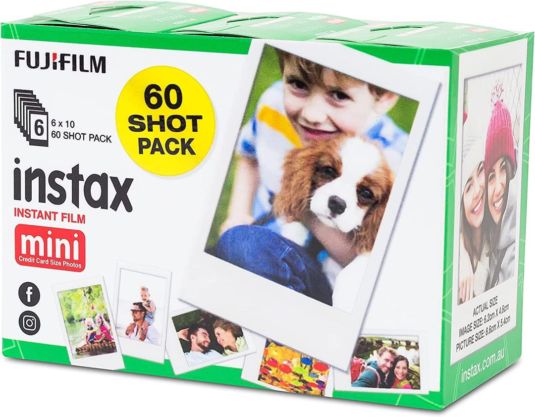 Fujifilm Instax Mini paquete de película instantánea de valor - 60...