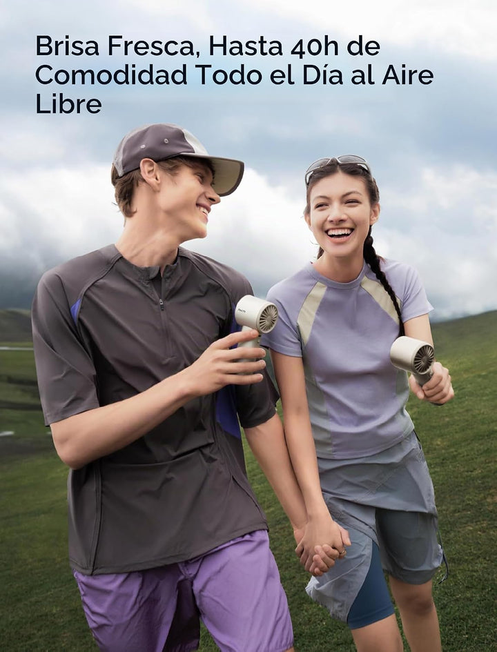 Ventilador de mano JISULIFE Pro1S - Flujo de aire de última generac...