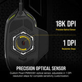 Corsair NIGHTSWORD RGB Gaming Mouse para FPS, MOBA - 18,000 DPI - 1...