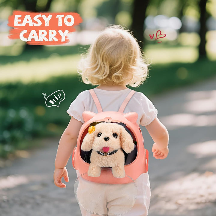 Vanvimen 16 piezas de juguetes de perro robot para niñas, juguetes...