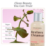 Peaches Skincare - Jabón facial vegano después del entrenamiento co...