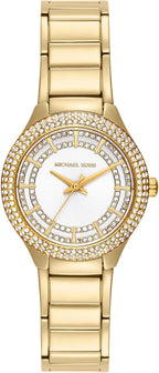 Michael Kors Sylvia Reloj para Mujer, Pulsera de Acero Inoxidable para Mujer