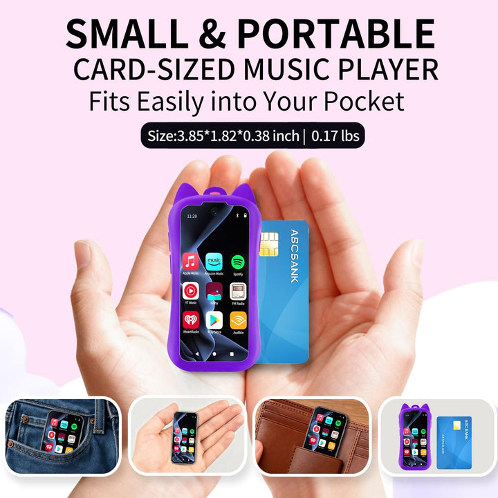Reproductor MP3 con Bluetooth WiFi 80GB, reproductor de música digi...