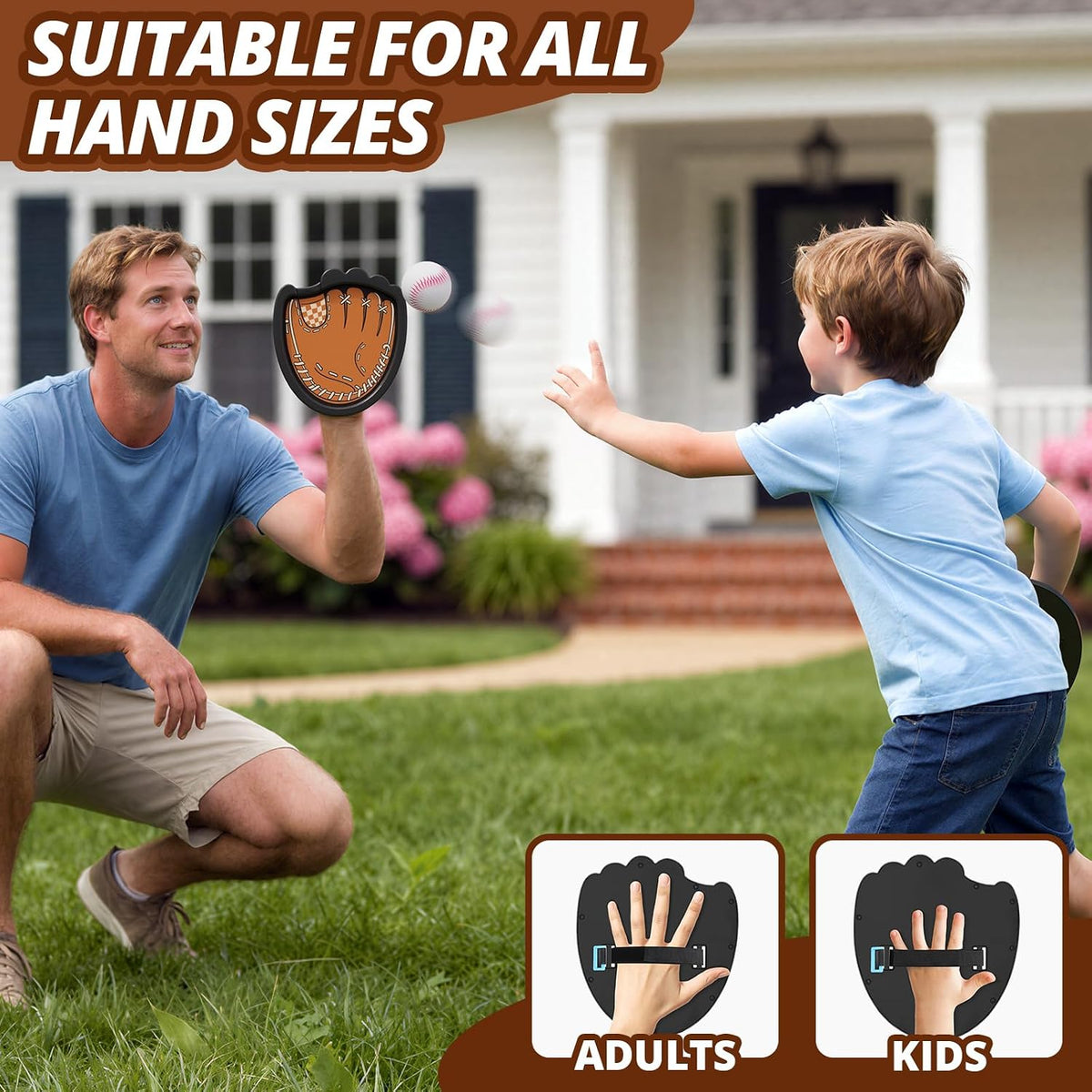 Juego de pelotas Toss and Catch, guante de béisbol para niños