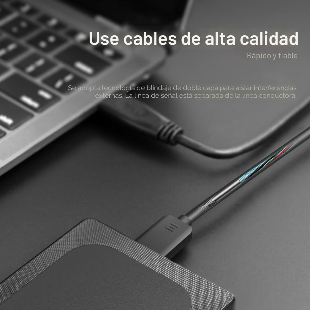 Aiolo Innovation - Disco duro externo portátil ultradelgado de 500...