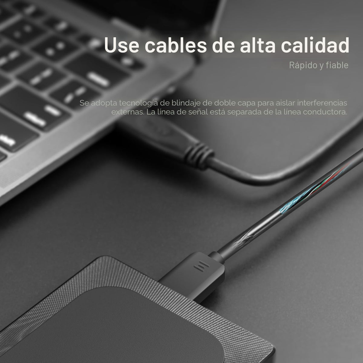Aiolo Innovation - Disco duro externo portátil ultradelgado de 500...