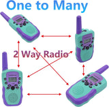 LOUKIENE Walkie Talkies para niños de 22 canales de radio de 2 vías...