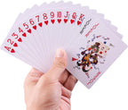 LotFancy - 24 barajas de cartas de juego a granel, tamaño de póquer (índice estándar, 12 azules y 12 rojas), para Blackjack, Euchre, juego de cartas Canasta, cartas de póquer de grado de casino