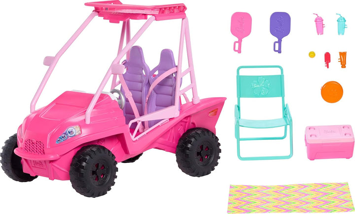 Barbie Misterios: Set de juego de detectives de playa con coche de...