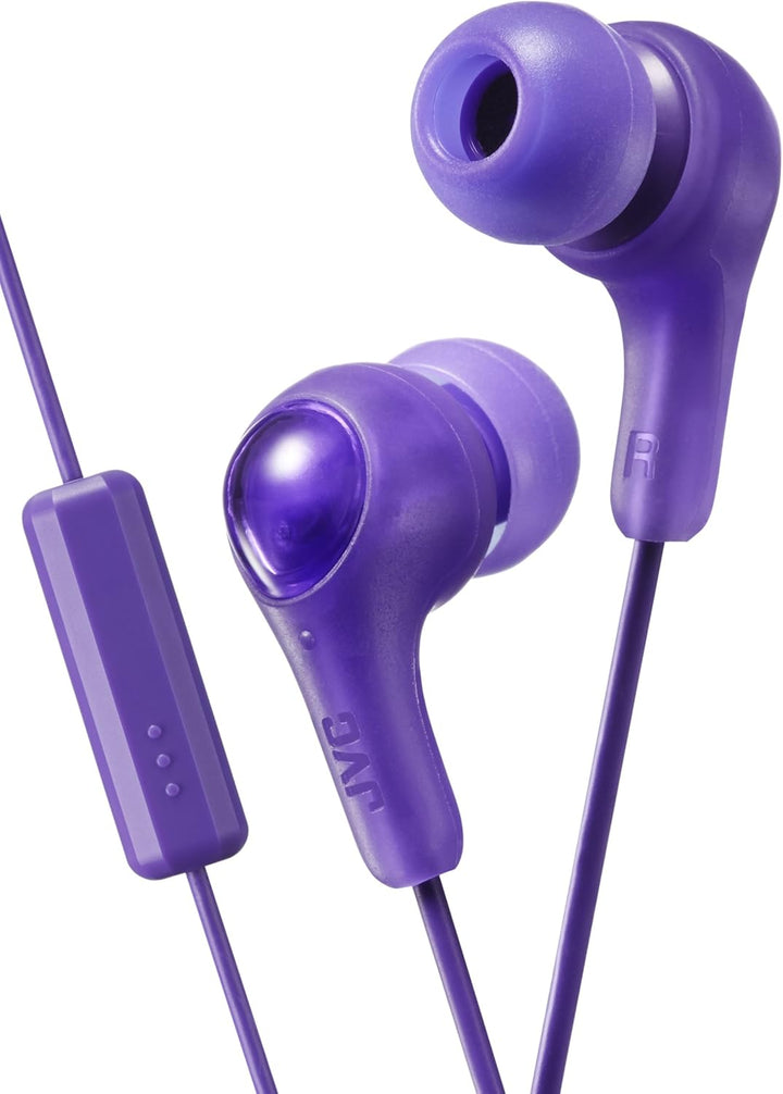 Auriculares intraurales PURPLE GUMY con puntas de oreja y micrófono...