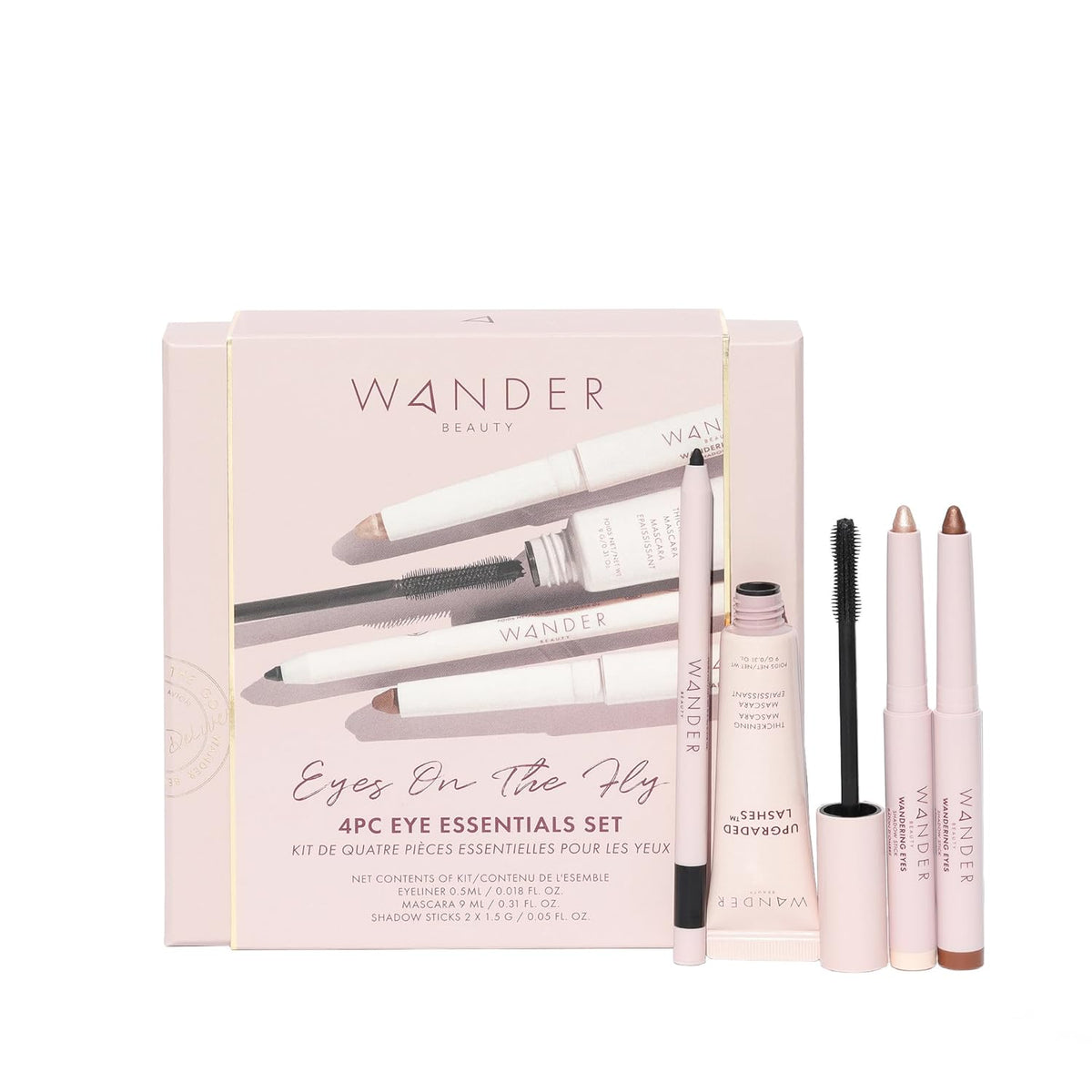 Wander Beauty Eyes on the Fly - Juego de regalo de belleza de 4 pie...