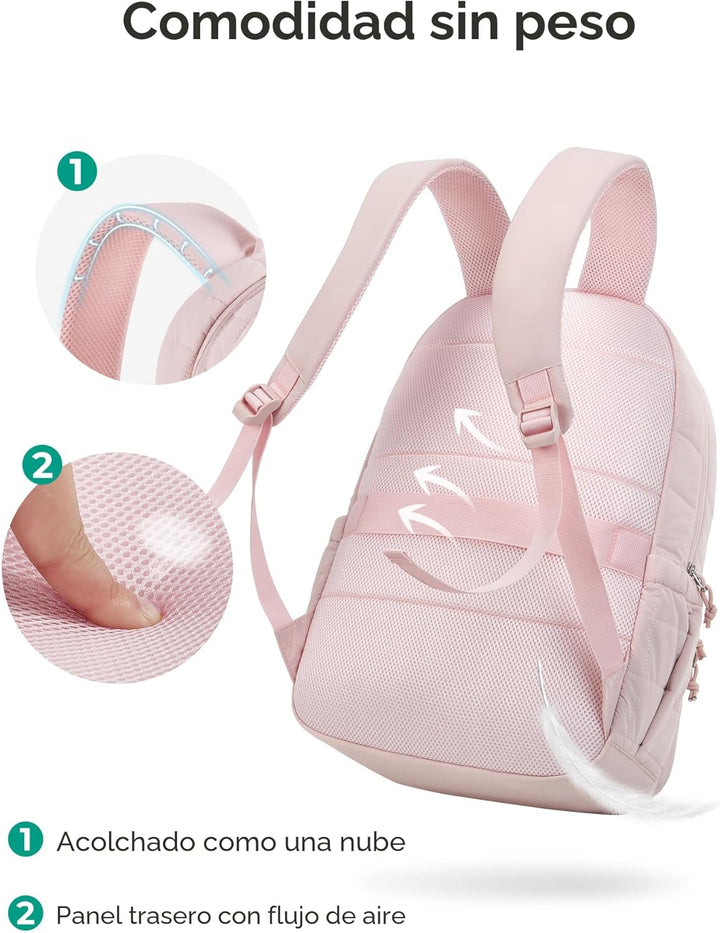 BAGSMART Mochila para portátil universitaria, mochila de viaje para...