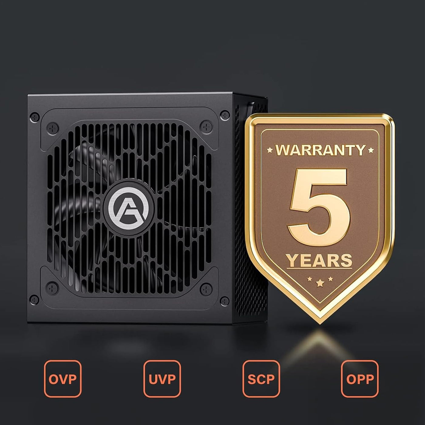 ARESGAME Fuente de alimentación AGV750 750W, certificado 80 Plus Br...