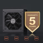 Fuente de alimentación ARESGAME Serie AGV de 750 W, certificado 80 Plus Bronze, AGV750