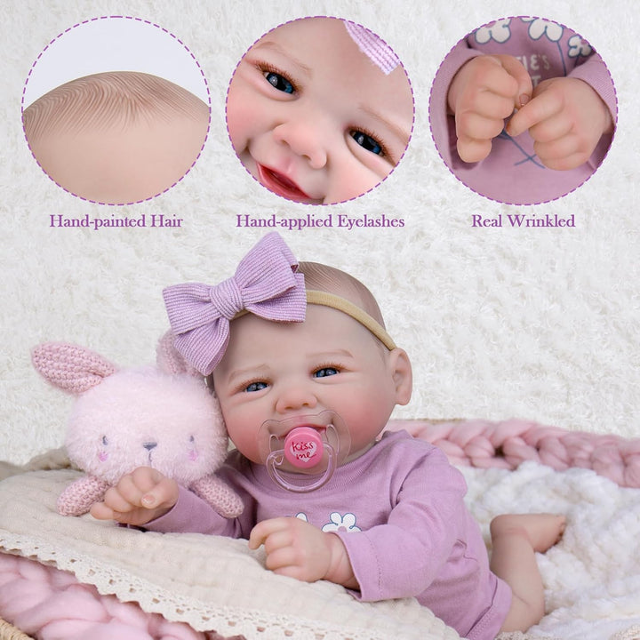 Aori Muñecas de bebé recién nacidas realistas - Muñeca de bebé reci...