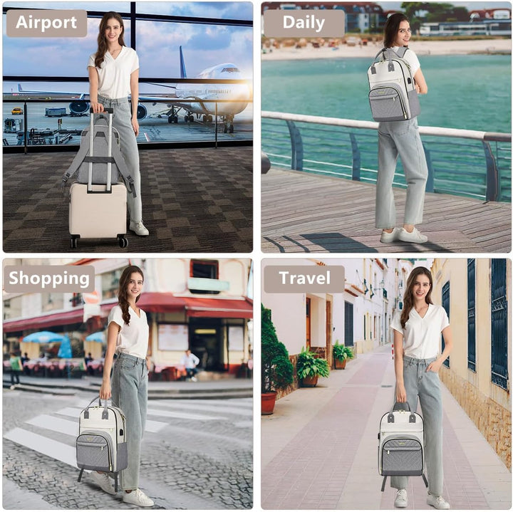 bagswan Mochila para Laptop para Mujeres Bolsa, 15,6 pulg.