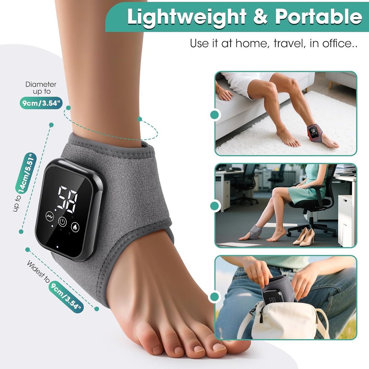 Masajeador de pies 2PCS para neuropatía y fascitis plantar