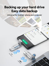 MOVE SPEED Unidad flash de estado sólido de 128 GB, 400 MB\/s, alta...