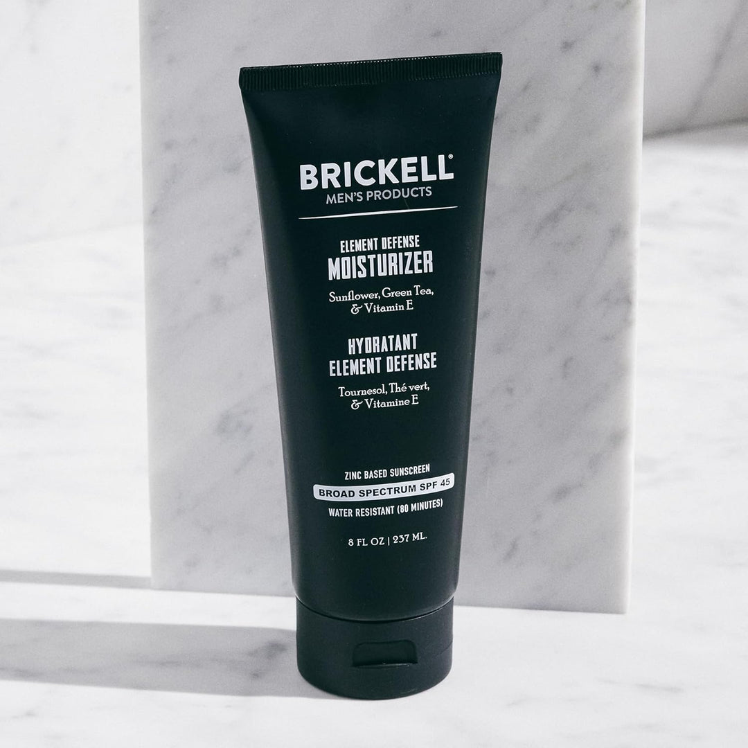 Brickell Element Defense SPF45 - Hidratante para hombre, protector...