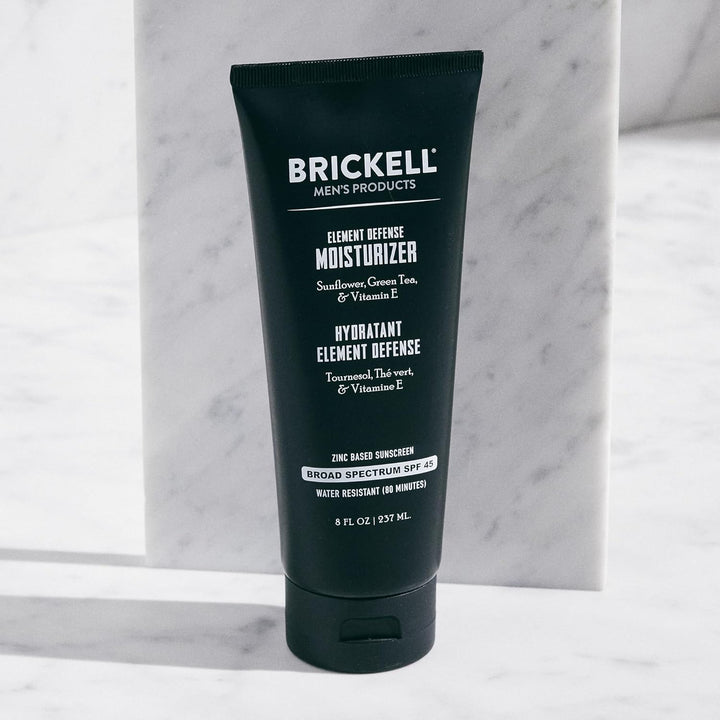 Brickell Element Defense SPF45 - Hidratante para hombre, protector...