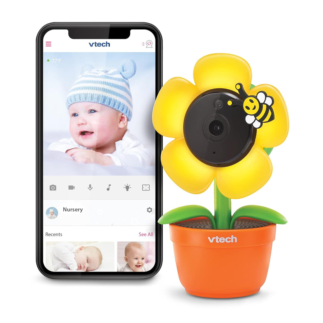 VTech RM9751 Yellow Daisy Smart Wi-Fi Cámara para bebé