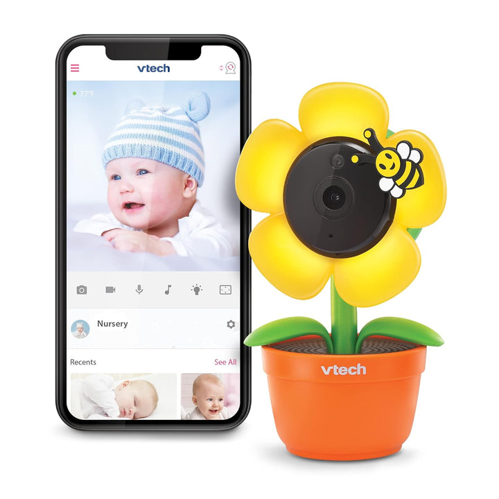 VTech RM9751 Yellow Daisy Smart Wi-Fi Cámara para bebé