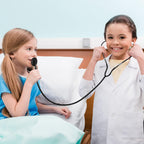 Paquete de 30 Estetoscopios de Juguete para Niños Estetoscopios Desechables a Granel Funcionamiento Real Enfermería Médico Juego de Simulación Accesorios de Disfraz de Enfermera para Niños Día